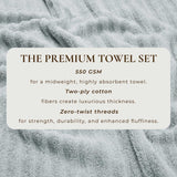 Luxury Cotton Towels - Karina Collection