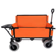 V4 Wagon World 3 in 1 Folding Wagon with Bench Seat and Rear Tabletop