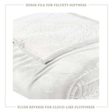 Velvet Plush Sherpa Bed Blanket - Sherpa Fleece Collection