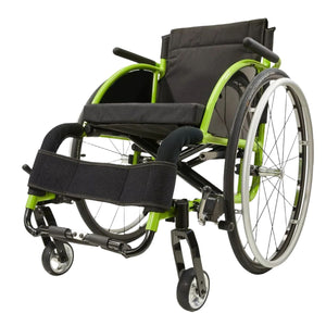 VELUNHOS Lightweight Foldable Sport Wheelchair with 24" Tires
