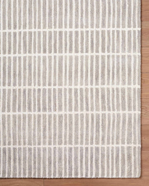 Finial Gray Wool Area Rug