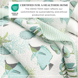 Seaside Collection 3-Piece Quilt Set