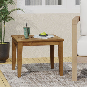 Hampton Outdoor Acacia Wood Side Table
