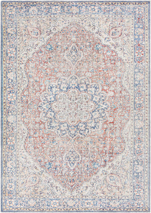 Wacousta Red&Blue Washable Rug - Promo