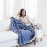 Waffle Knit Throw Blankets