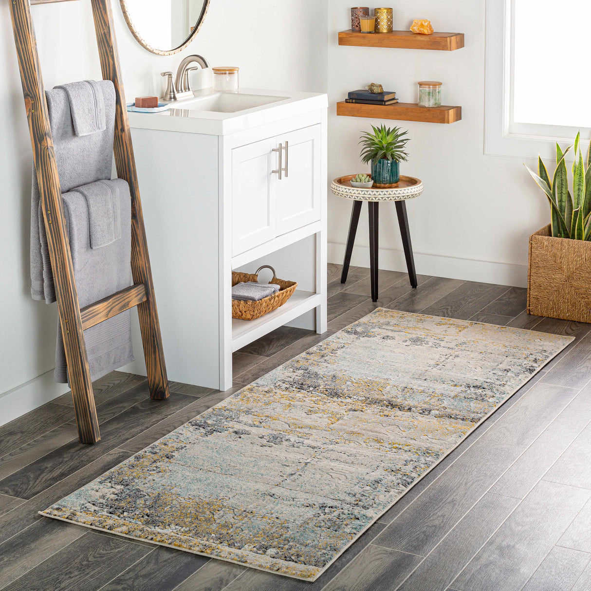 Waleska Neutral Area Carpet Area Rug - Clearance