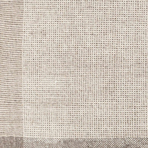 Joelle Beige Grid Wool Rug