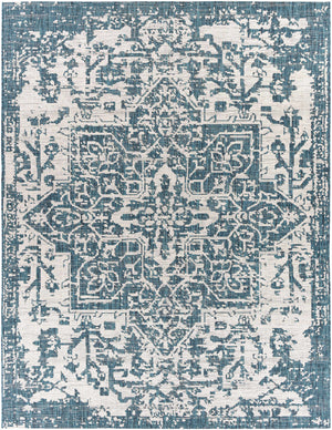 Teal Kilmacolm Indoor & Outdoor Area Rug - Clearance