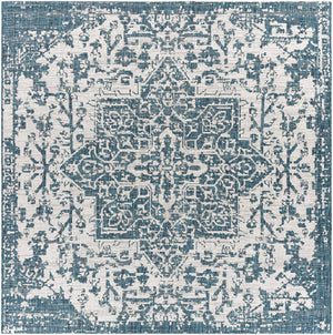 Teal Kilmacolm Indoor & Outdoor Area Rug - Clearance