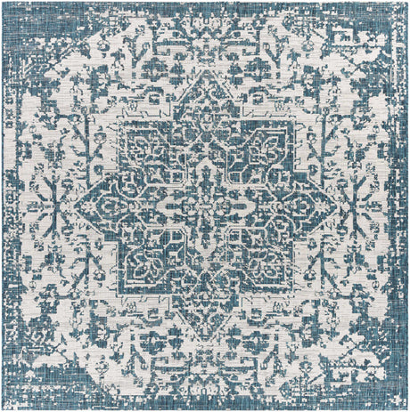 Teal Kilmacolm Indoor & Outdoor Area Rug - Clearance