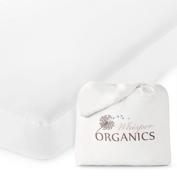 Organic Waterproof Pique Knit Mattress Cover