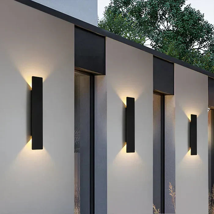 Modern Outdoor Wall Light IP65 Aluminum Up Down LED Sconce 2W 6W 18W