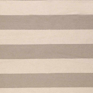 Ingersoll Beige&Gray Striped Wool Area Rug - Clearance