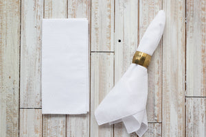 Seersucker Dinner Napkins, Set of 4