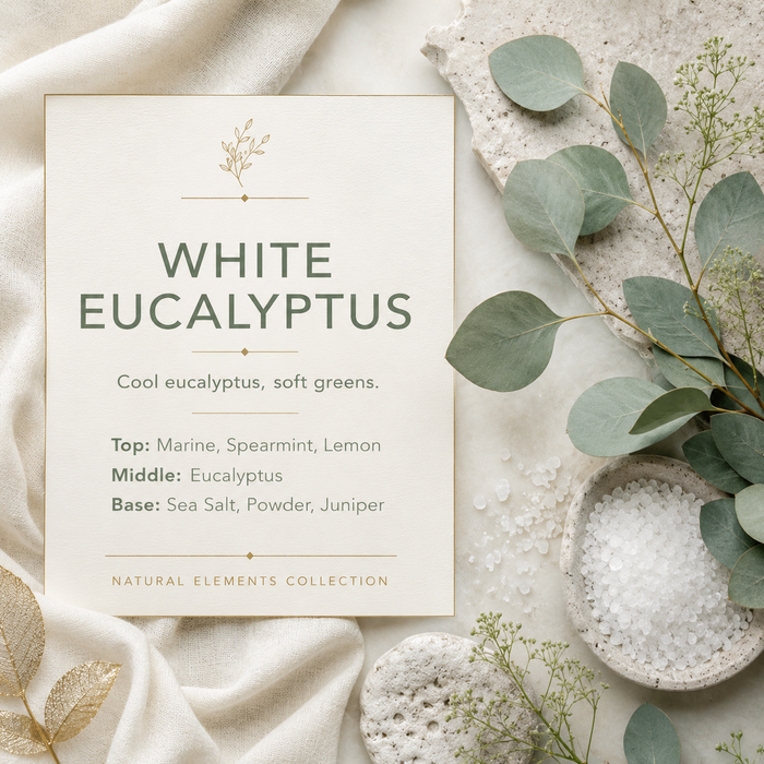 Grand Candles LLC White Eucalyptus Candle