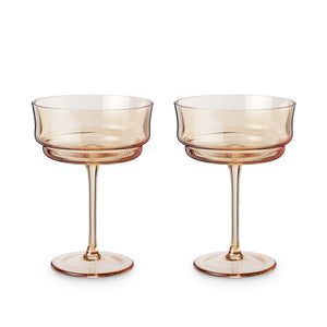 Tulip Coupes in Amber