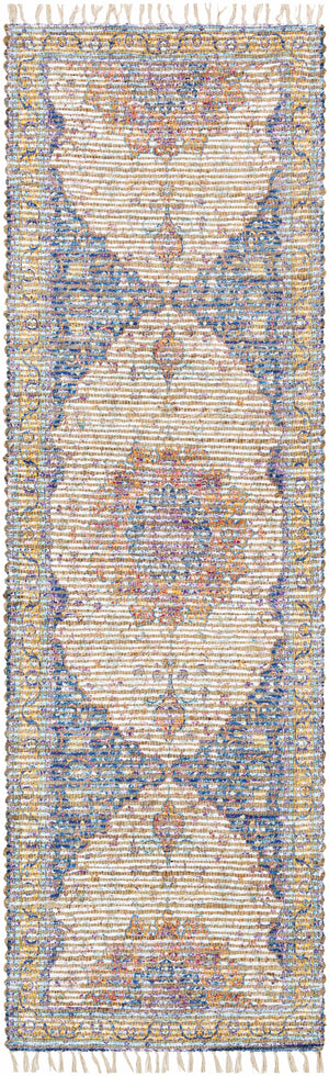 Wallburg Hand Woven Colorful Tassel Rug - Clearance