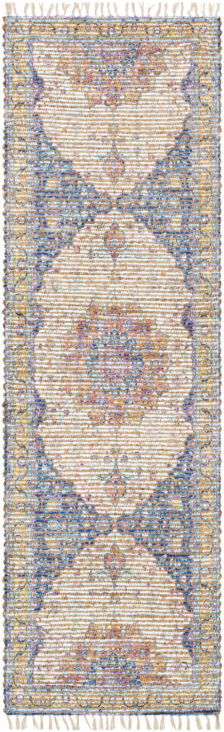 Wallburg Hand Woven Colorful Tassel Rug - Clearance