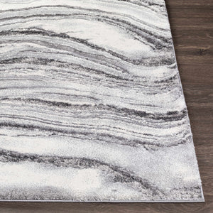 Walloon Gray Marble Thick Rug - Clearance