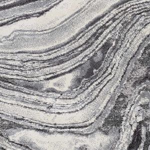 Walloon Gray Marble Thick Rug - Clearance
