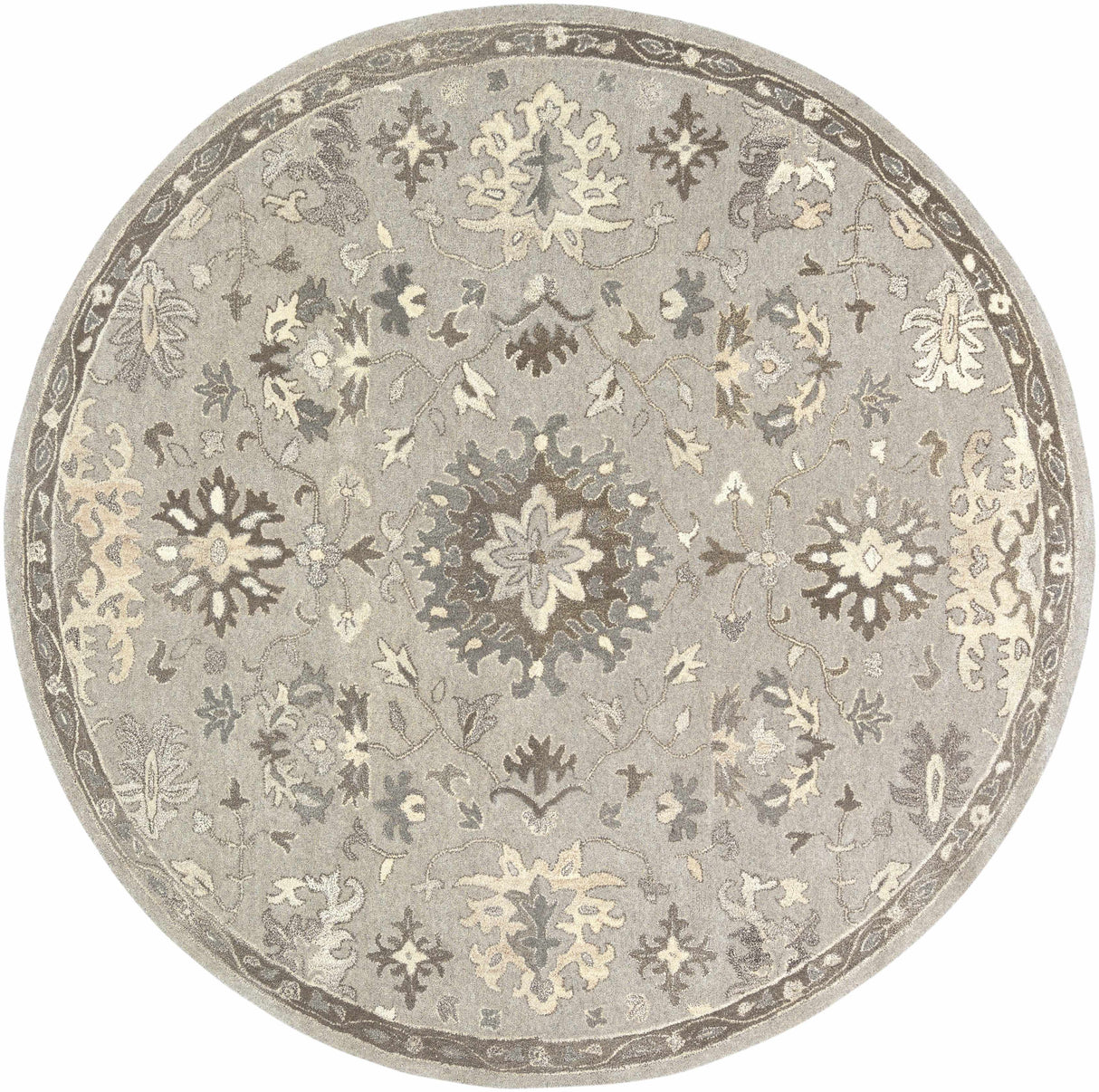 Willimantic Beige Thick Wool Rug