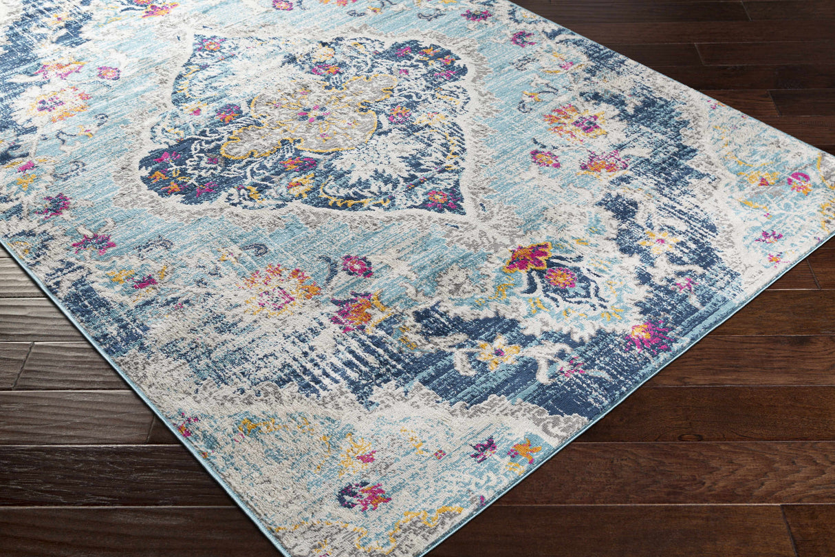Wallsburg Blue Area Rug