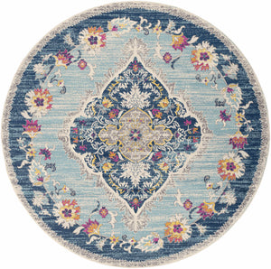 Wallsburg Blue Area Rug