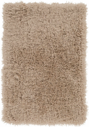 Woodridge Solid Brown Shag Area Rug - Clearance