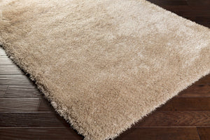 Woodridge Solid Brown Shag Area Rug - Clearance