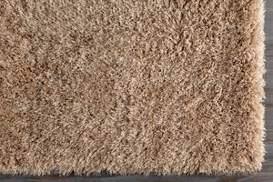 Woodridge Solid Brown Shag Area Rug - Clearance