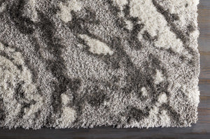 Ashtucna Gray Cloudy Shag Rug