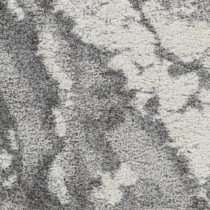 Ashtucna Gray Cloudy Shag Rug