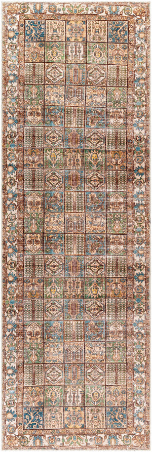 Watermount Washable Aztec Style Area Rug - Clearance