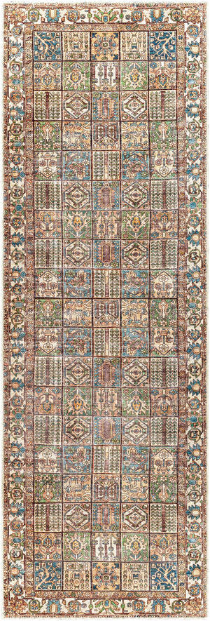 Watermount Washable Aztec Style Area Rug - Clearance
