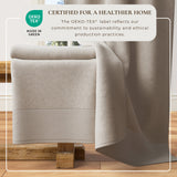 Cotton Linen-Like Border 6-Piece Towel Set - Priya Collection