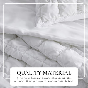 Puff Marshmallow Texture Quilt Set - Marshmallow Collection