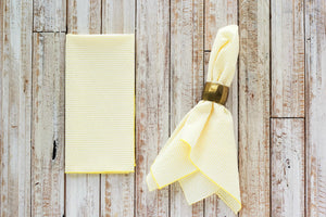 Seersucker Dinner Napkins, Set of 4