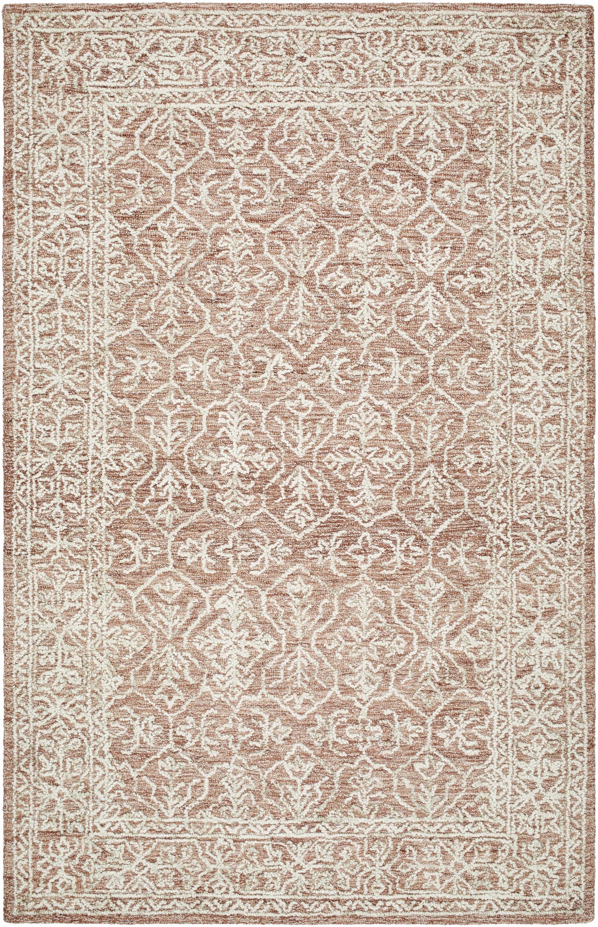 Yadid Brown Wool Area Rug