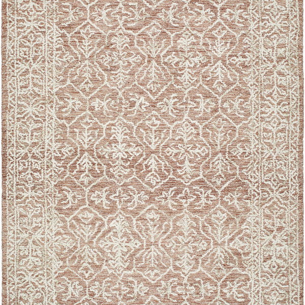 Yadid Brown Wool Area Rug