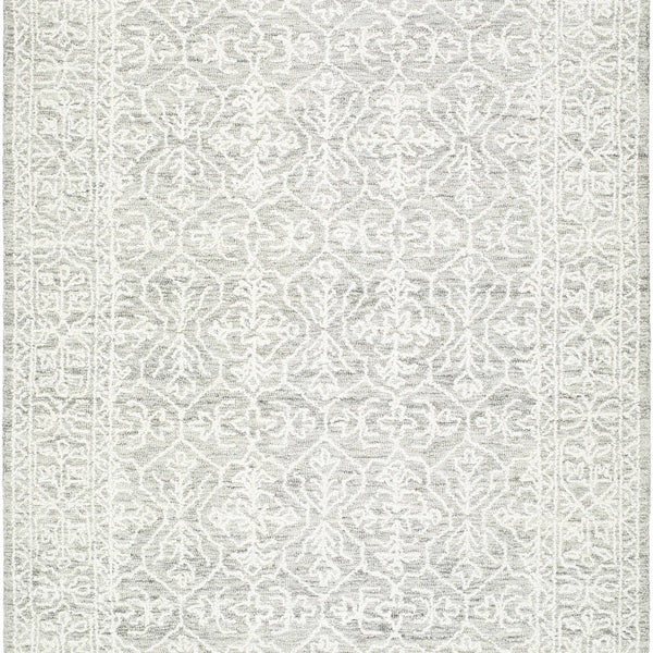 Yadid Gray Wool Area Rug