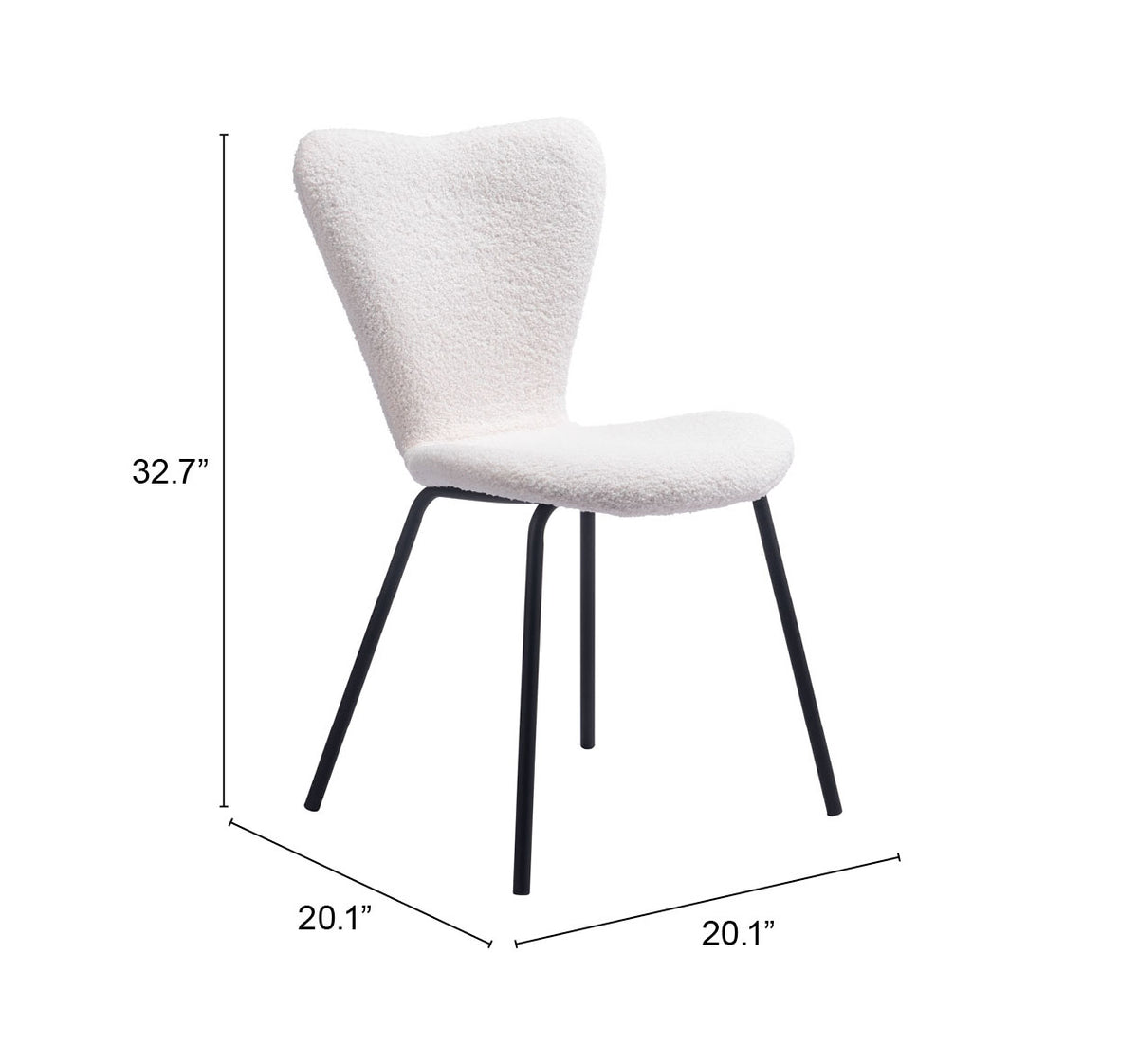 Zuo Modern Thibideaux Dining Chair (Set of 2)