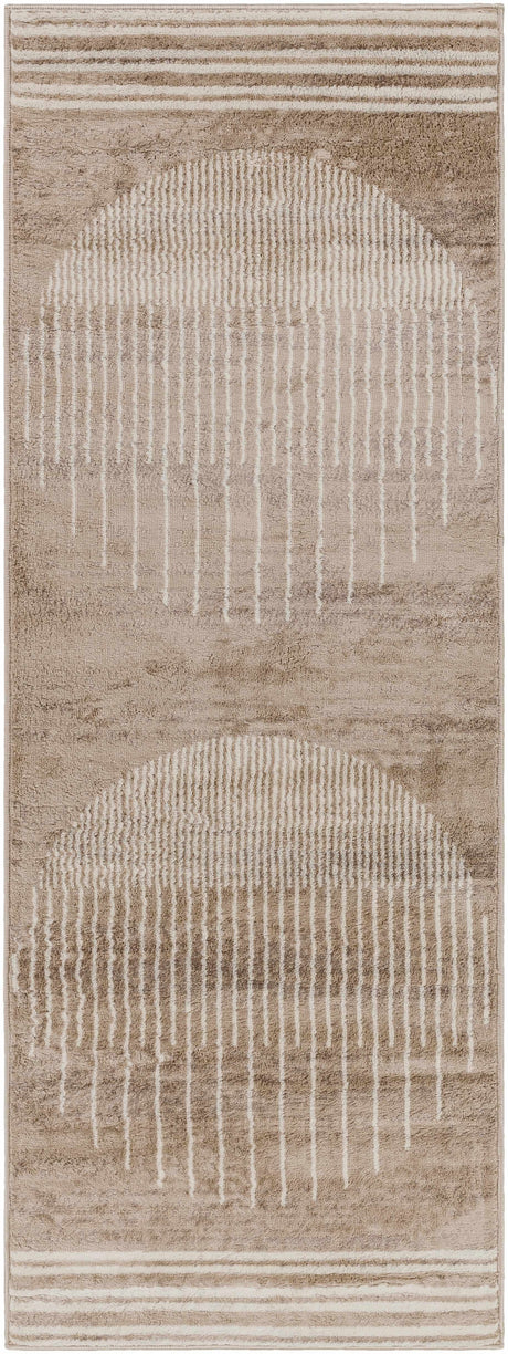 Yoad Geometric Mocha Area Rug