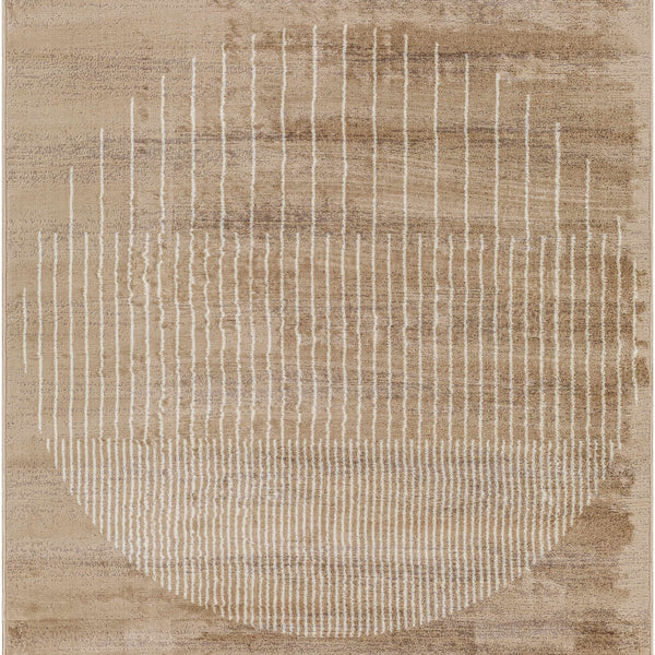 Yoad Geometric Mocha Area Rug