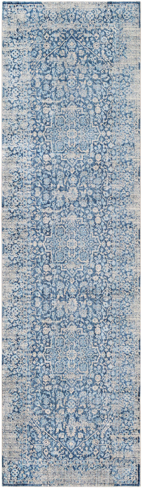 Yorkana Distressed Blue Rug - Clearance