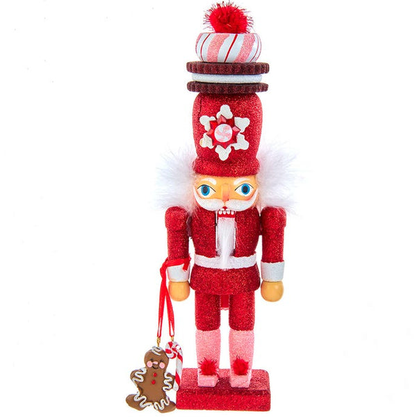 12" Hollywood Nutcrackers Gingerbread With Cookie Hat Nutcracker