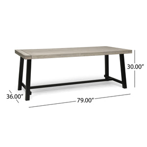 Carlisle 79 Outdoor Dining Table