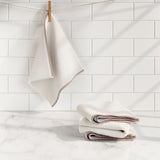 Cotton Border-Stitched 6-Piece Towel Set - Valery Collection