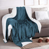 Velvet Plush Sherpa Bed Blanket - Sherpa Fleece Collection
