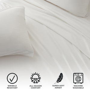 4-Piece Jersey Sheet Set - Carmen Collection
