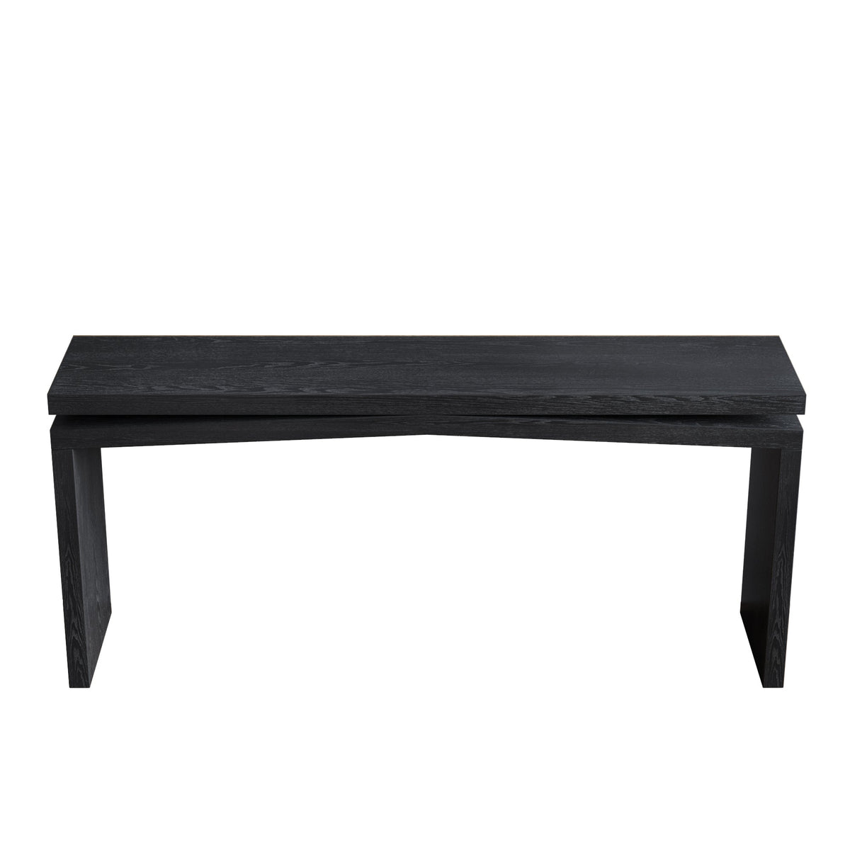 ZRUN FURNITURE 65-Inch Rustic Solid Wood Veneer Console Table - view 10